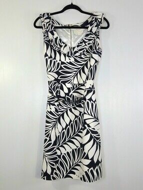 KATE SPADE NEW YORK STELLA 100% SILK RUFFLE SHEATH DRESS.